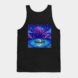 Tillery Lake North Carolina Serenity Captivating Scenic View Tank Top